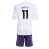 Manchester United Joshua Zirkzee #11 Bortatröja Barn 2025-26 Kortärmad (+ Korta byxor) Manchester United Joshua Zirkzee #11 Bortatröja Barn 2025-26 Kortärmad (+ Korta byxor)